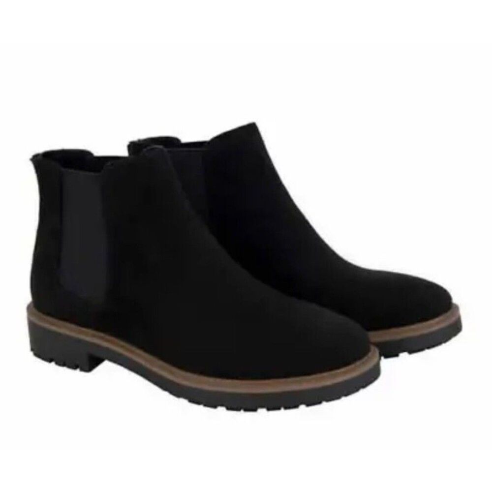 Kensie Women's Ankle Boots Size 9 Suede Black (NEW)